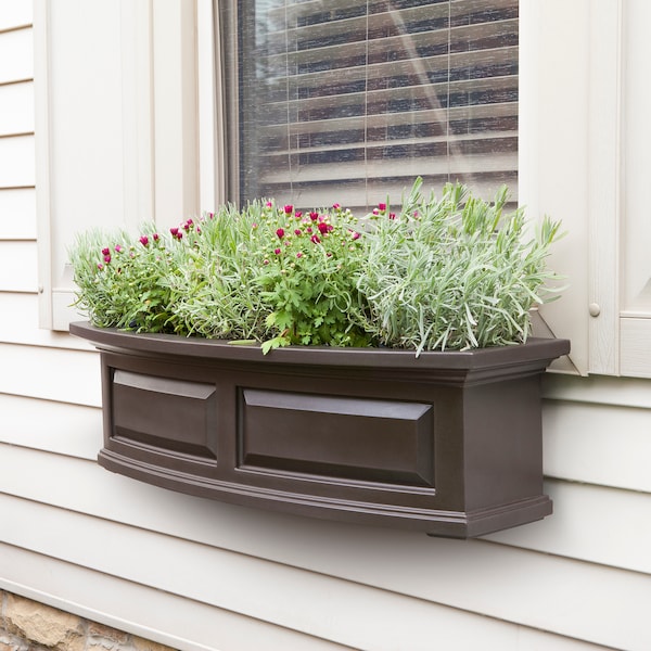 Nantucket Window Box 3' - Espresso
